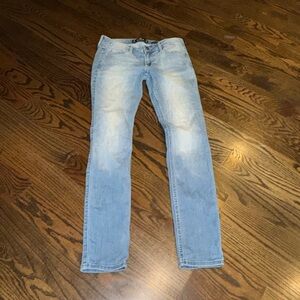 Hollister Light Blue Low-Rise Super Skinny Jeans